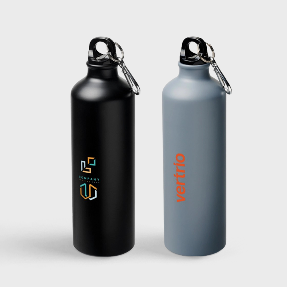 Matte drinkfles met karabijnhaak | 770 ml