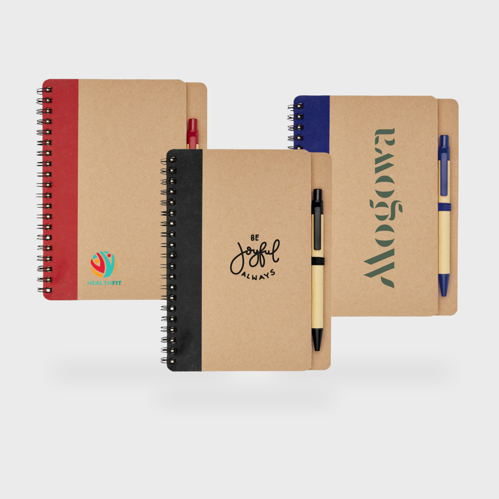 Gerecycled Notitieboekje met Pen